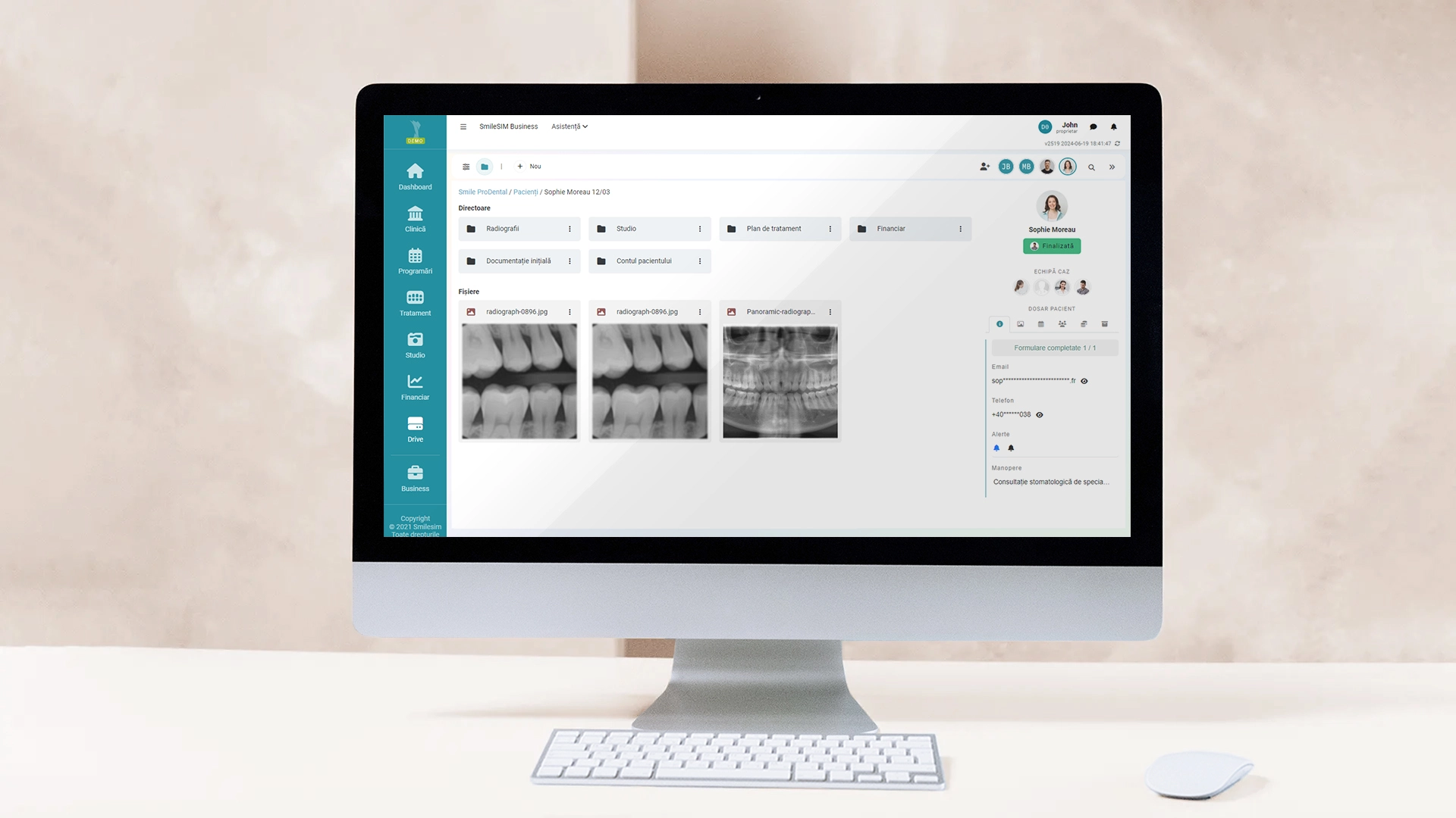 Previzualizarea caracteristiciilor aplicației software al modulului Cloud